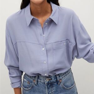 Blue MANGO shirt